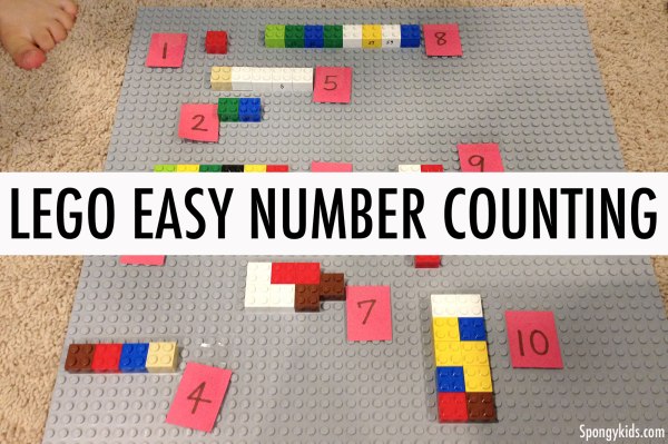 Lego Easy Number Counting - Develop Counting Skills
