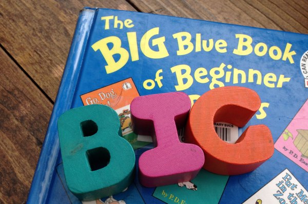 The word "BIG" on the book