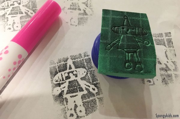 DIY with Kids: How to make foam stamps