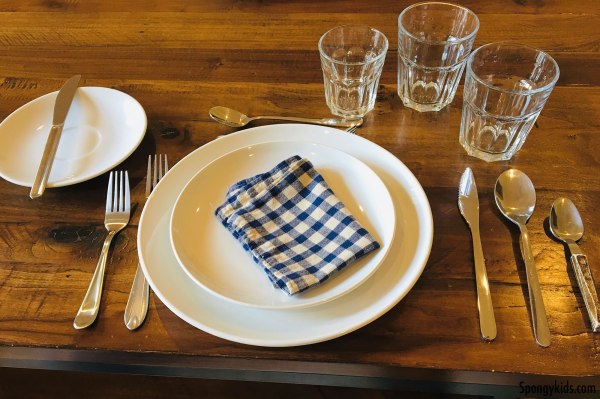 Table Setting and Manners for Kids